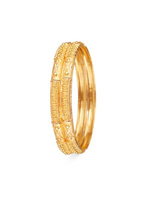 Artisan Gold Embossed Bangle