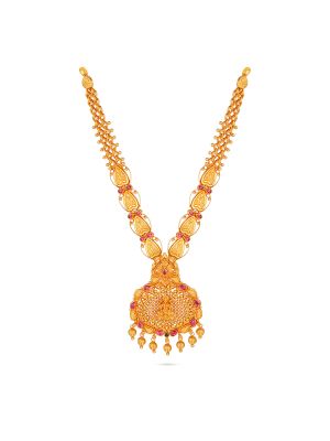 Fancy lakshmi Motif Flowerished Necklace