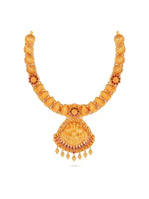 Fancy Mayil Motif Necklace