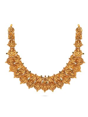 Ethnic Gold Motif Necklace