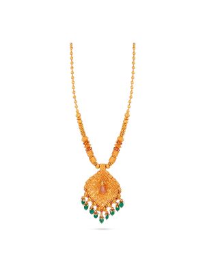 Fancy Mayil Drops Necklace