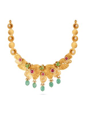 Artisan Stones Gold Necklace