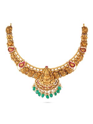 Antique Lakshmi Pendant Necklace