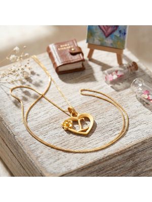 Love Blossom Casting Gold Pendant