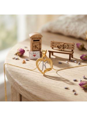 Leaf Kindle Hearty Casting Gold Pendant