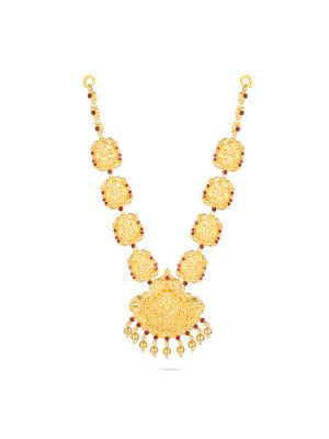  Antique Lakshmi Motif Temple Necklace