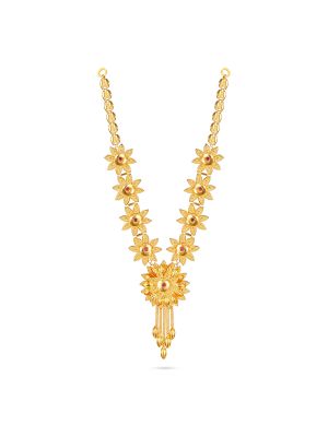 Fancy Flower Motif Necklace