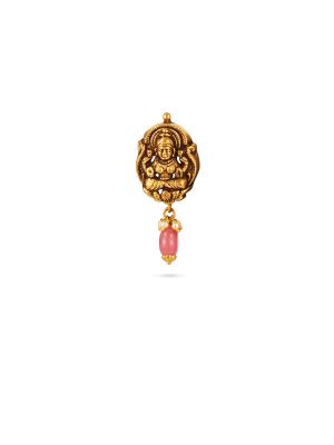 Antique Lakshmi Gold Drop Earring