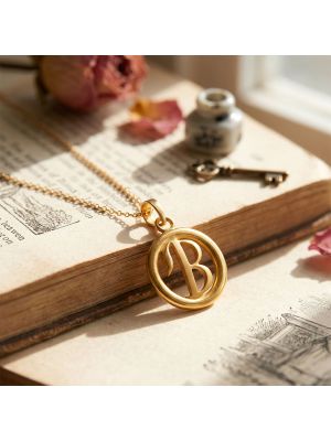 Bounty Motif Casting Gold Pendant