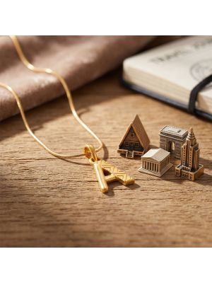 Elegant Absorbing Casting Gold Pendant