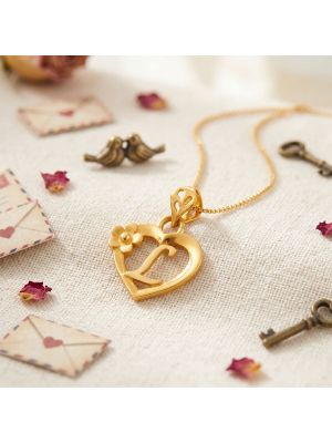 Love Symbolized Casting Gold Pendant