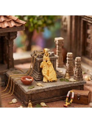 Radha Krishna Casting Gold Dollar