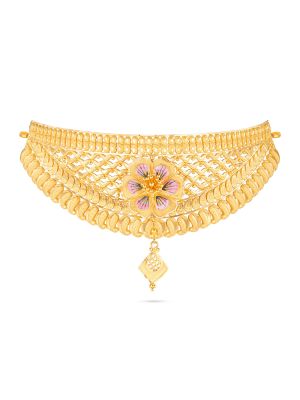 Mesmerising Floral Chocker Necklace