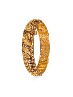 Antique Floral Layered Bangle