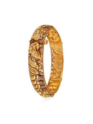 Antique Floral Layered Bangle