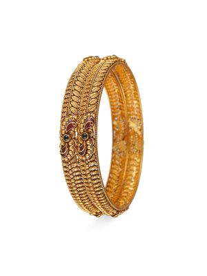 Fancy Leaf Balls Bangle