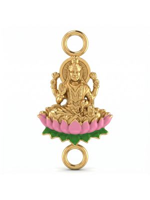 Gold Goddess Lakshmi Mugappu for Thali Chain