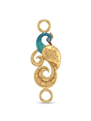 22k Gold Peacock Mugappu for Thali Chain