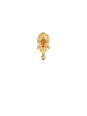Temple Krishna Radha Drop Earring