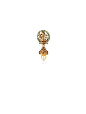 Heritage Lakshmi Motif Jhumka Earring