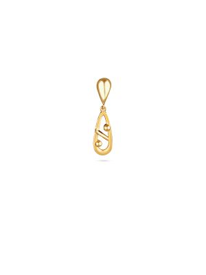 Artisan Gold Casting Drop Earring