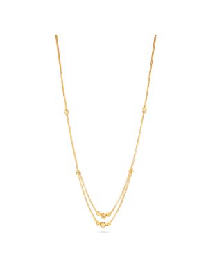 Laser-Cut Double Layered Gold Chain