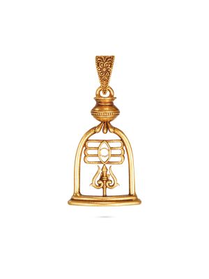 Lord shiva Gold Pendant