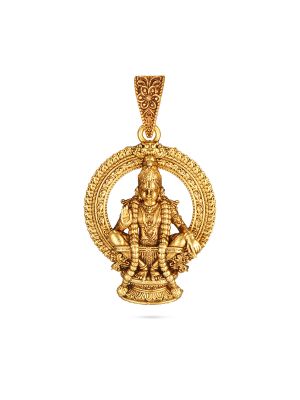 Divine Lord Iyyappan Gold Dollar