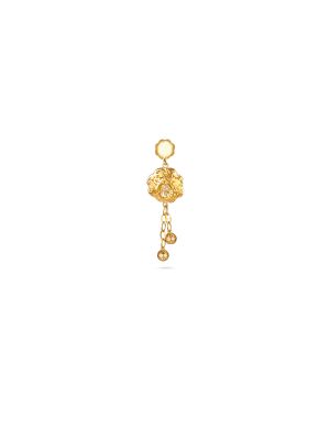 Majestic Lion Twin Chain Drop Earring