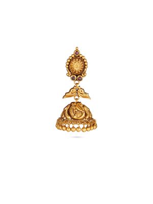 Antique Mayil Jhumka Earring