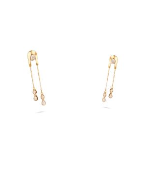 Elegant Chain Dangler Casting Drop Earring