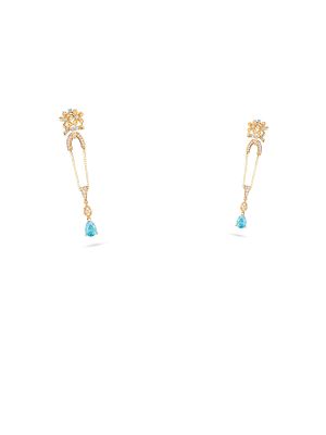 Elegant Floral Casting Drop Earring