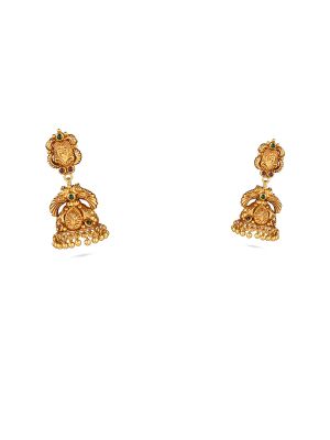 Antique Mayil Jhumka Earring