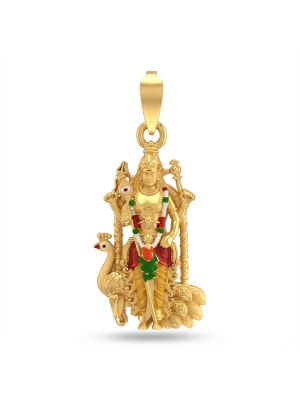 Auspicious Murugan Casting Pendant