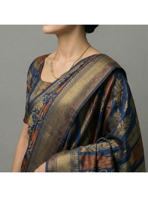 Antique Floral Mugappu Gold Chain