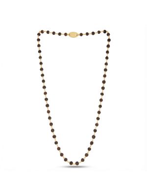 Rudraksha Beads Gold Chain