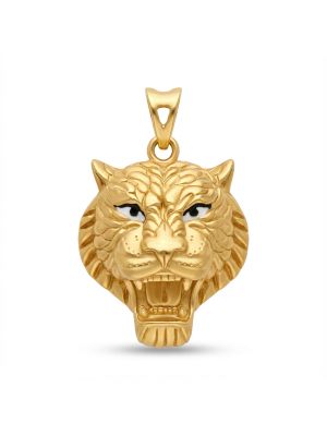 Bold Tiger Design Gold Pendant