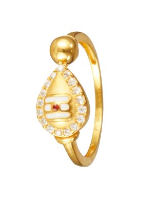 Devotional Casting Gold Ring