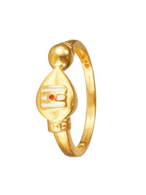 Devotional Casting Gold Ring