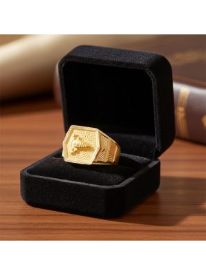 Godhead Balaji Signet Boltv Ring