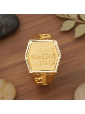 Lord Perumal Signet Boltv Ring