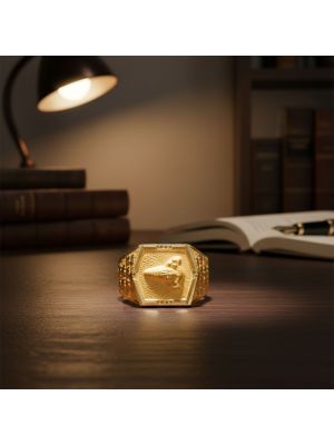Sacred Venkatadri Signet Boltv Ring