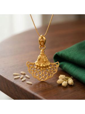Lotus Carpet Lakshmi Casting Gold Dollar
