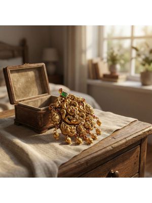 Antique Lakshmi Drops Dollar