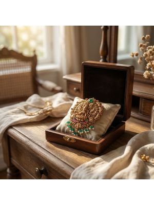 Antique Lakshmi Stone Drops Dollar