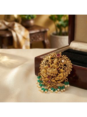 Antique Lakshmi Stone Drops Dollar