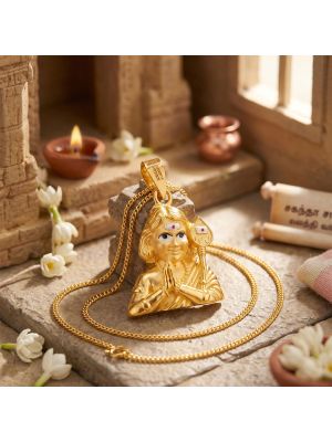 Casting Lord Palani Murugan Gold Dollar