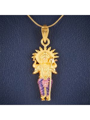 Lord Murugan Radiant Casting Gold Dollar