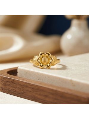 Ladies Blossom Casting Gold Ring