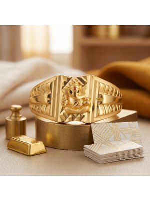 Lord Ganesh Gold Ring